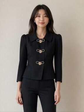 JOSEPH AND EREN Paris Chic Black Jacket  SIZE 4